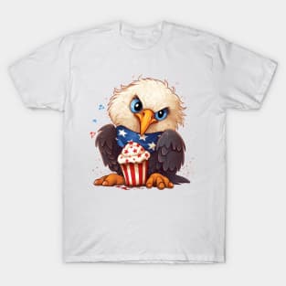 4th of July Baby Bald Eagle #2 T-Shirt